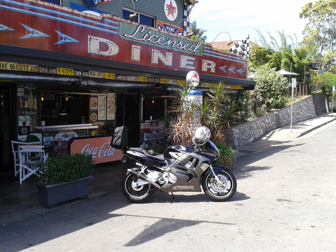 My 1998 CBR600F3 enjoying a break