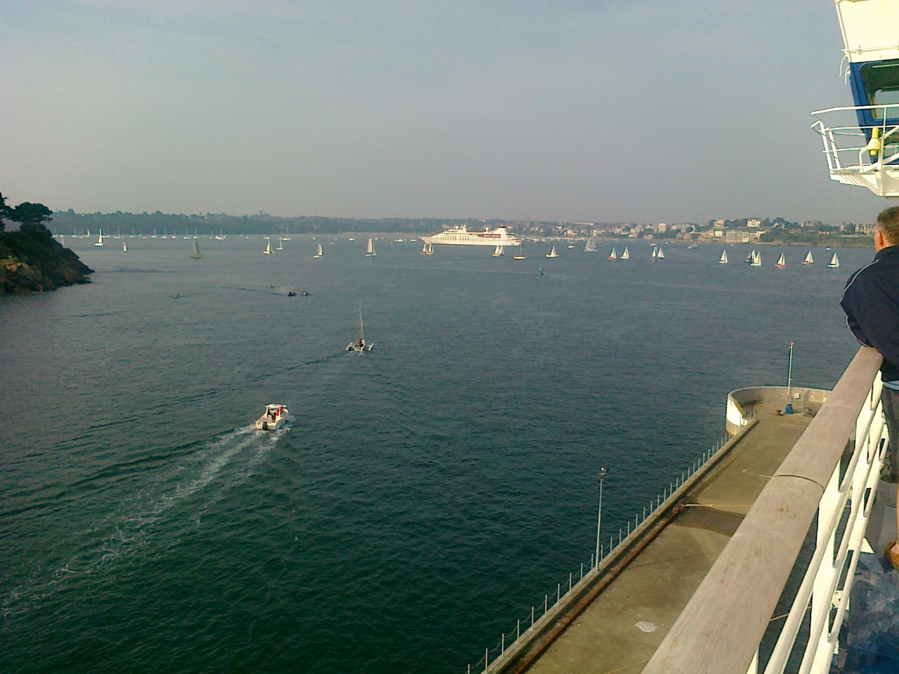 Approaching St Malo