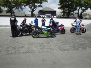 isle of man in the pits before  dyno