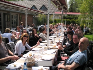 Le Touquet, brilliant lunch for the Gixerjunkies.