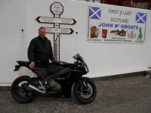 A rainy John 'o' Groats