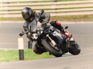 My first trackday at Oulton Park where I fell off on the second lap due to slight over enthusiasm.