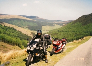 Touring in North Wales with a previous girlfriend. Fantastic weather and scenery to die for!