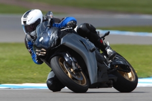 The sun was out, the tyres were warm, what Blade was on top form. Shame the rider wasn't!