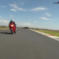 A final wave bye bye as we stop playing in the R1s rear cam and blast past up the straight