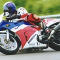 Me at Mallory Park - givin it the beans on my great little NC30