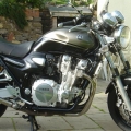 XJR1300 bought this too slow me down, the thing tried to kill me every time i met a corner