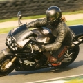 Trackday at Oulton Park complete with ponytail!