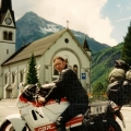 CBR600 in Switzerland. Check out the luggage and I also had a passenger to carry!