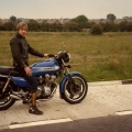 CB900FA from an era when exhausts could be as small as you wanted and level of noise wasn't an issue!