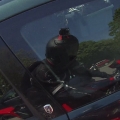 Helmet cam reflection